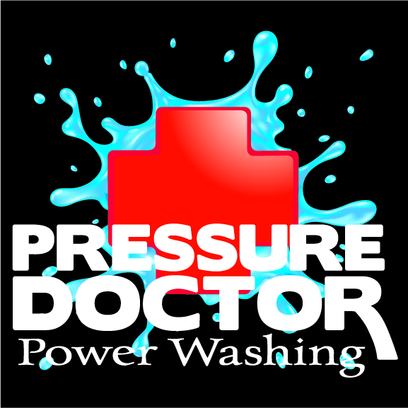 Pressure Doctor Logo with black background Pressure Doctor Inc. Power Washing Indianapolis, IN