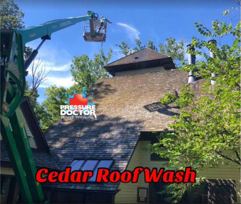 cedar roof wash service expert Indianapolis, IN