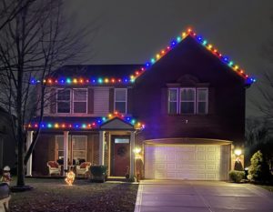 christmas lights installed