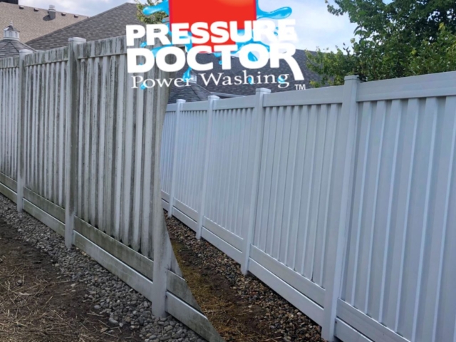 fence pressure washing Indianapolis, IN