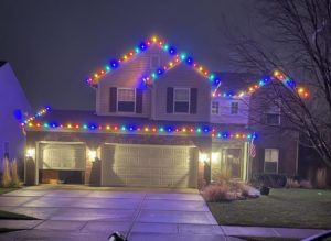 installing christmas lights