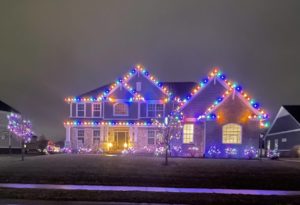 outdoor christmas light installation Indianapolis, IN
