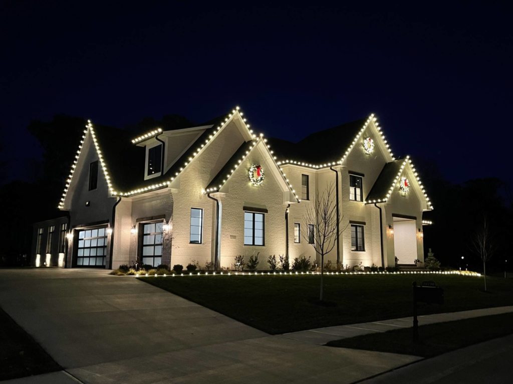 residential christmas light installation