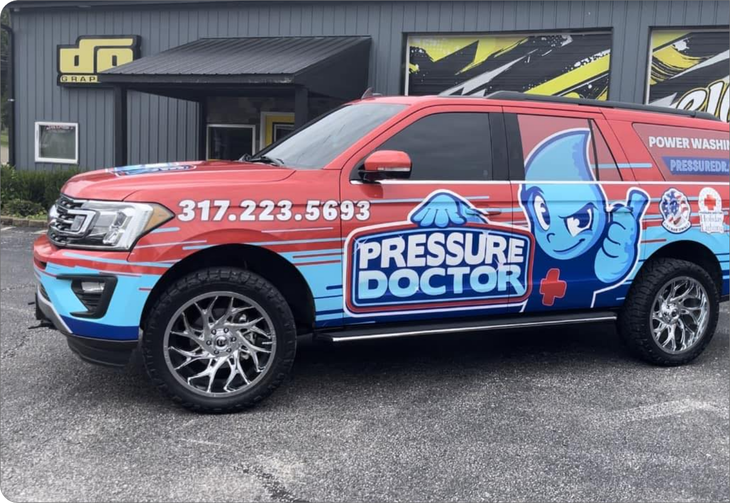 Pressure Doctor Truck Wrap Indianapolis, IN
