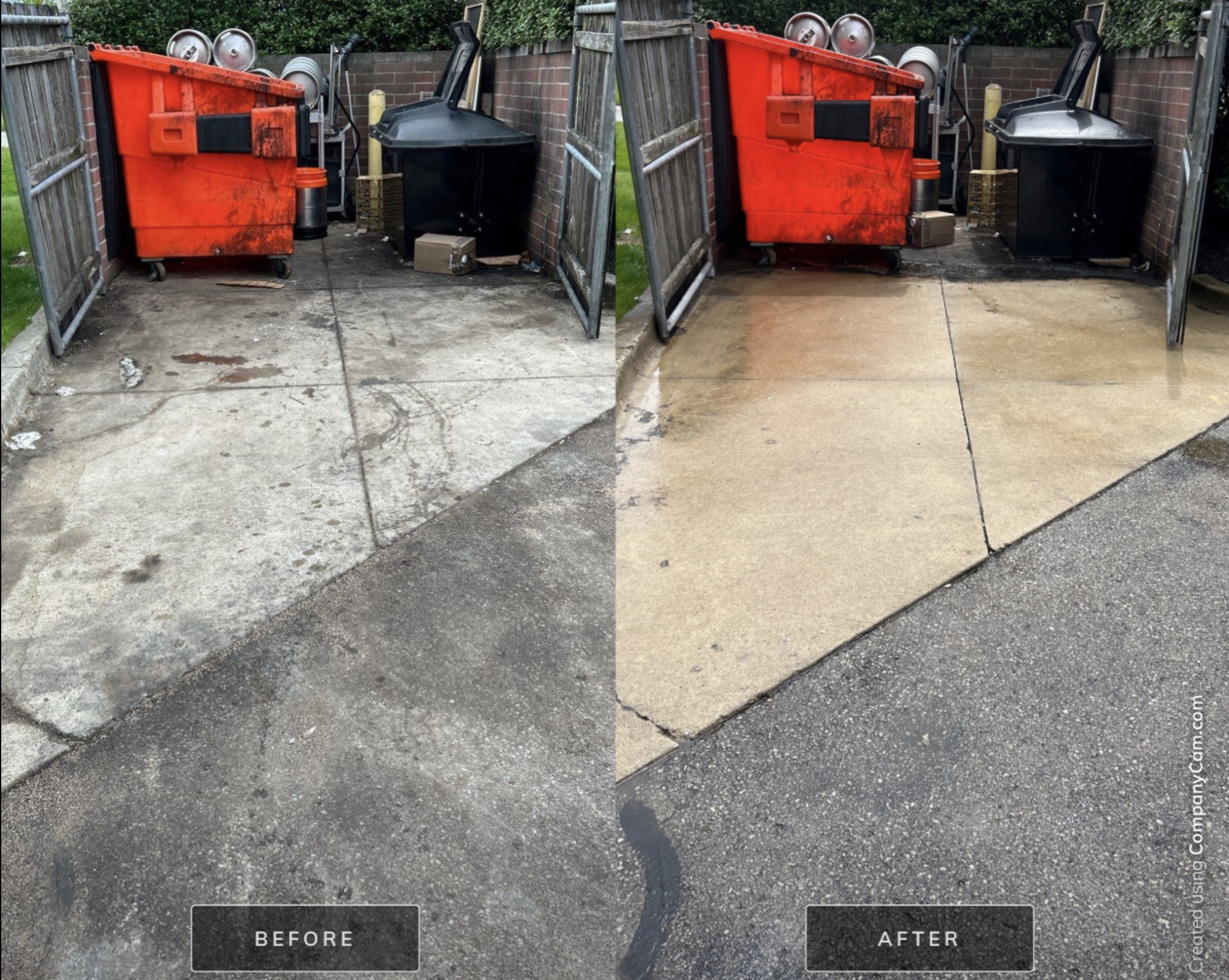 Dumpster Pad Cleanup Services Indianopolis, IN